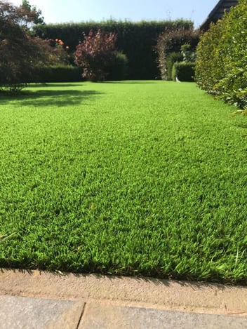 Sun impact on artificial grass