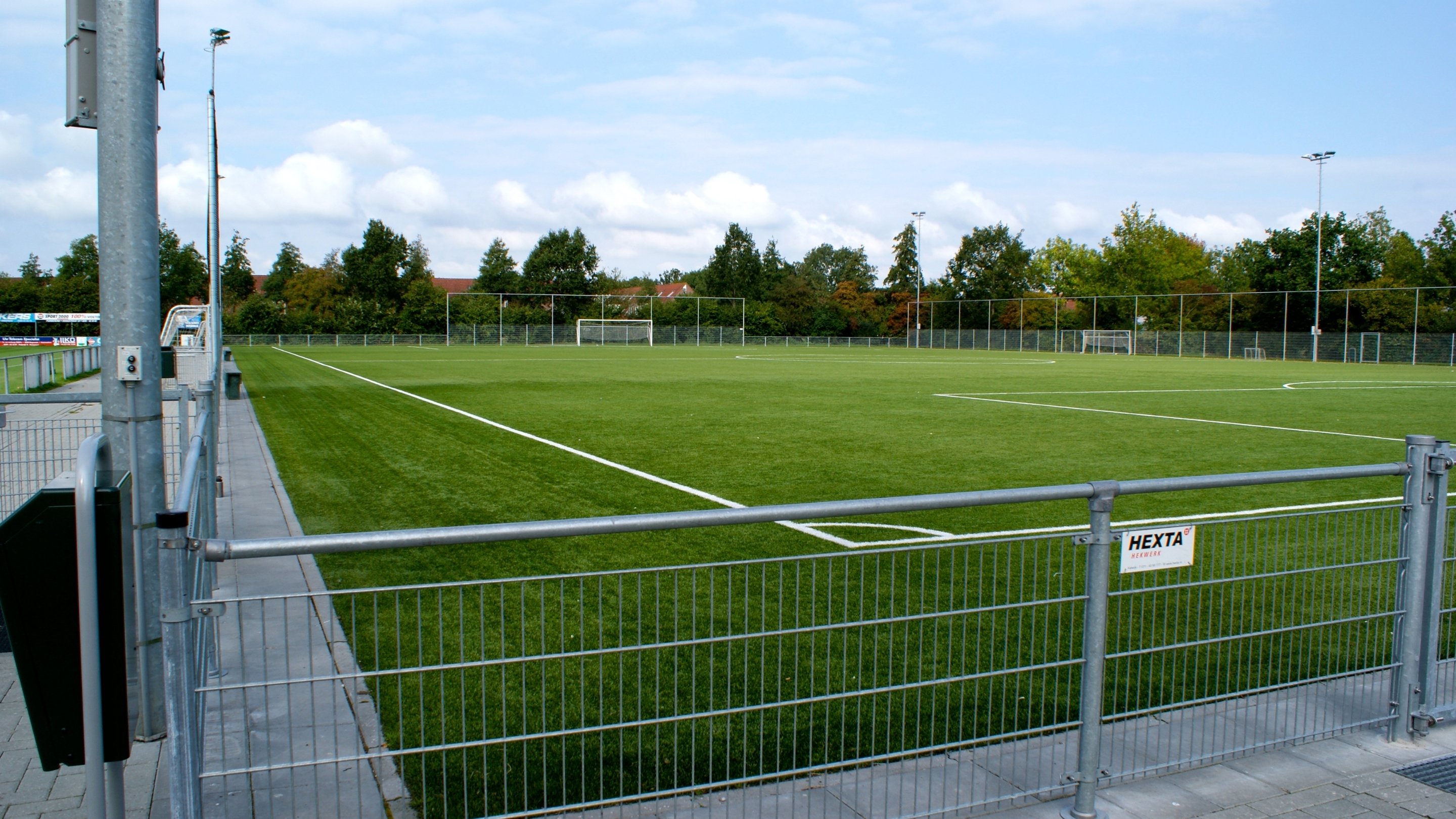 Voetbalveld kunstgras slijtvast