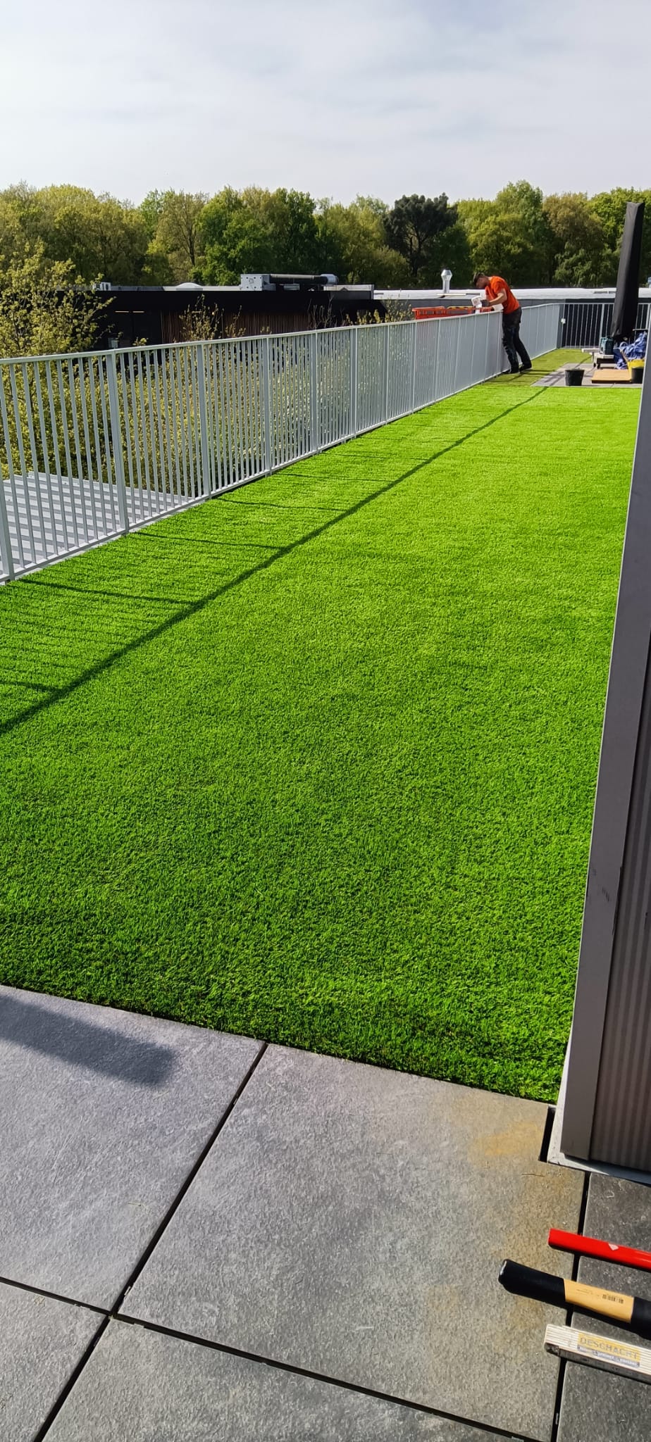 Oasis de verdure sur le toit-terrasse