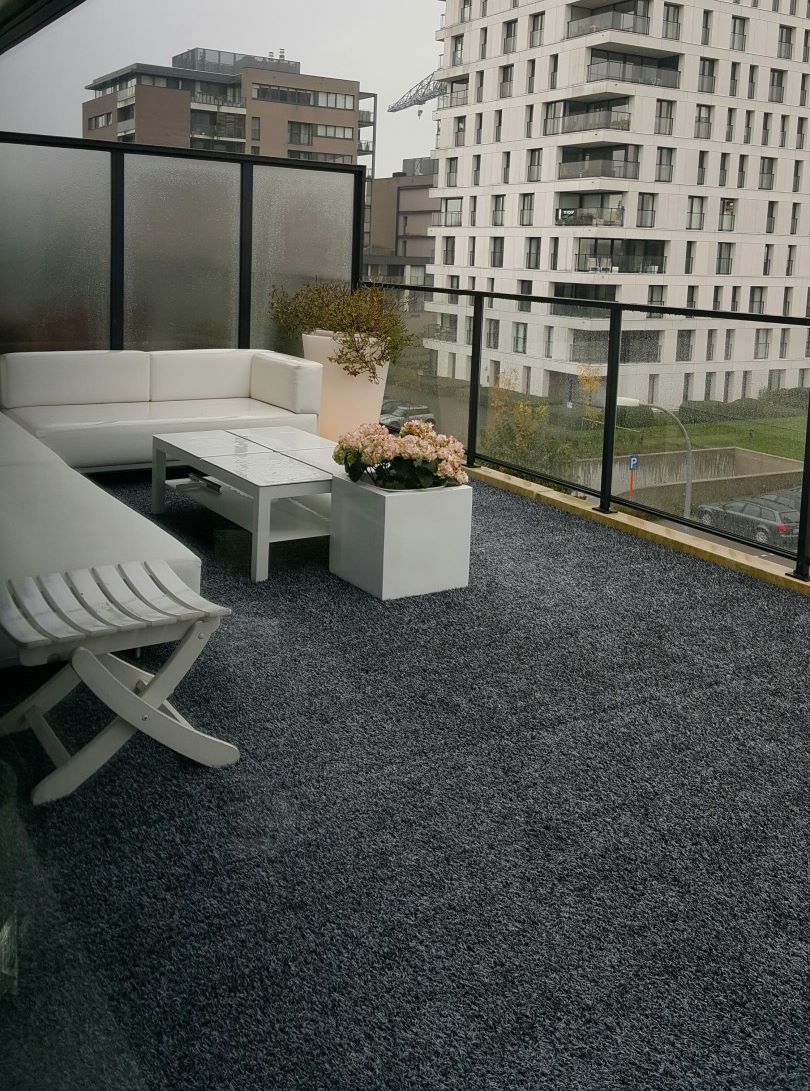 menigte opmerking Vertrappen Terrace black outdoor carpet