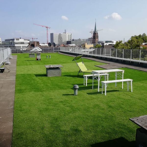 Dachterrasse mit einer Größe von 400 m²