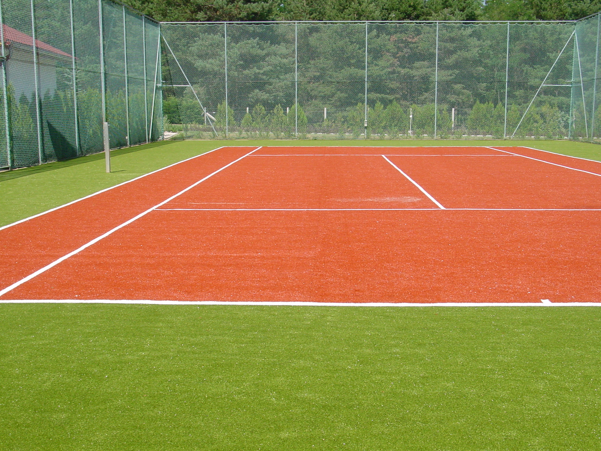 Tennis terracotta kunstgras